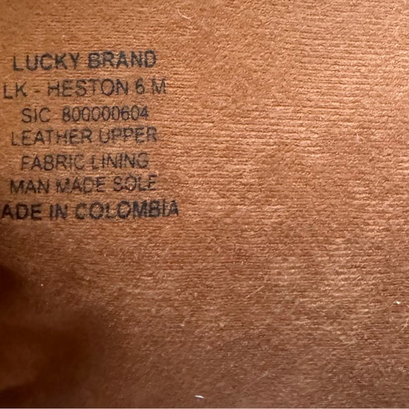 Lucky Brand Heston Gingerbread Oiled Wide Clf Boot - Picture 10 of 12